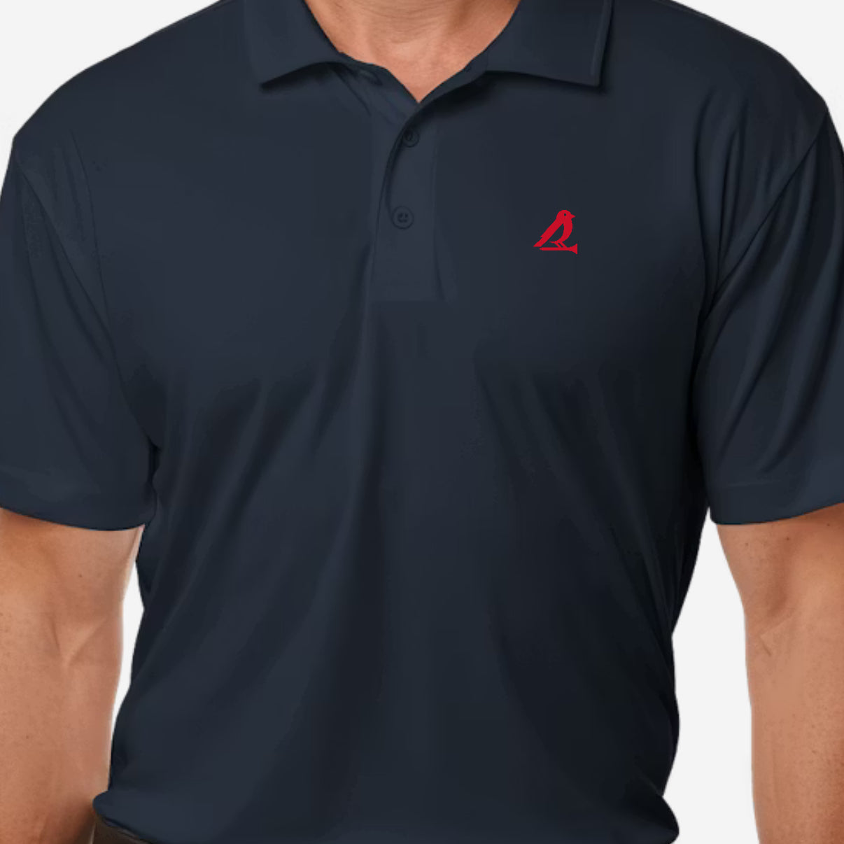 Birdie Perch Navy Nike Polo Shirt