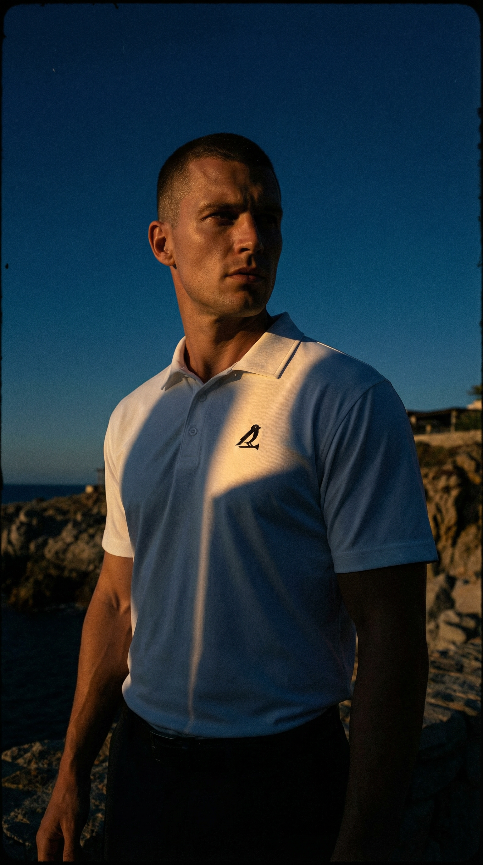 Birdie Perch White Nike Polo Shirt